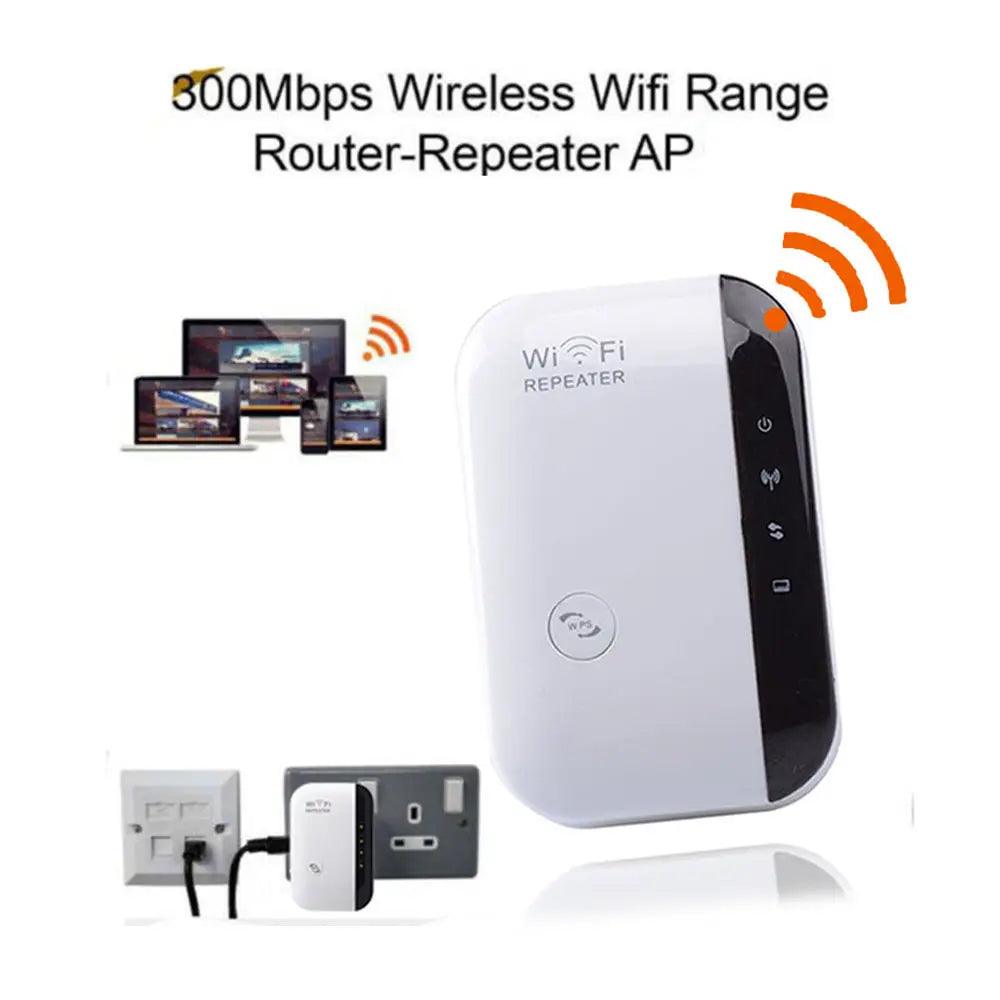 WIFI förstärkare/Repeater med kraftig räckvid - Svart - Pryldeals.se