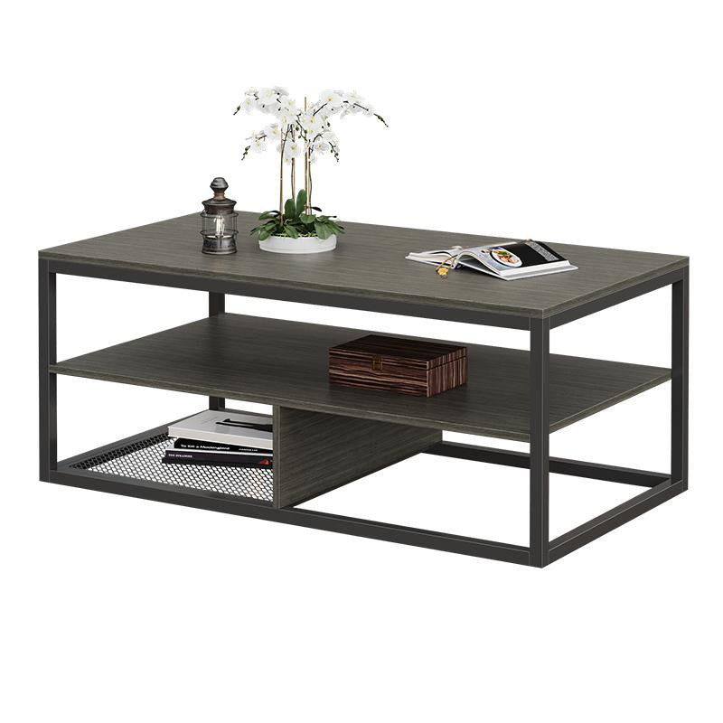 Soffbord 110 x 60 x 45 cm Modern Svart Industriell Design